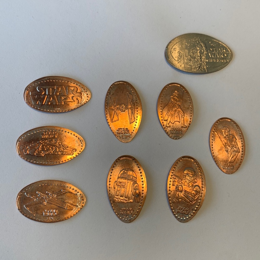 Disney Star Wars Pressed Penny Set - Chewbacca Pressed Quarter